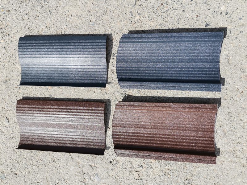 Металлопрофиль двусторонний под Стальной Бархат в Калининграде