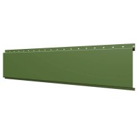Линеарная потолочно-стеновая панель ГЛАДКАЯ RAL6002 Зеленый Лист