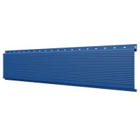 Линеарная потолочно-стеновая панель РИФЛЕНАЯ усиленная RAL5005 Синий Сигнал