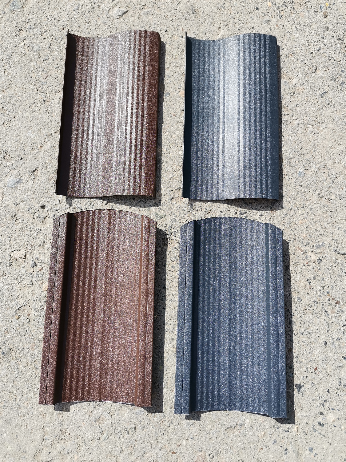 Металлопрофиль двусторонний под Стальной Бархат в Калининграде