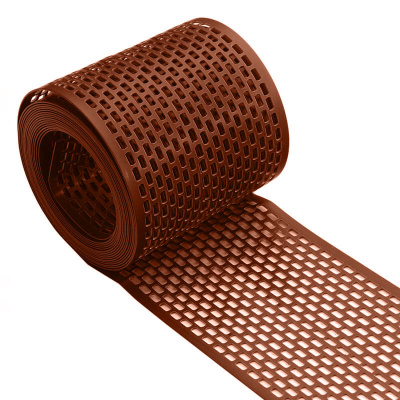 Сетка карнизная ПВХ красная для вентиляции карниза кровли