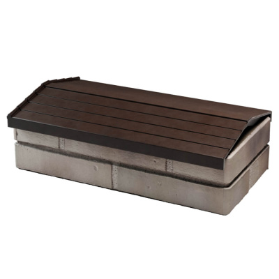 Парапет Бона ХайТек Коричневый посадка на 1 кирпич 200,225,255мм фото 3